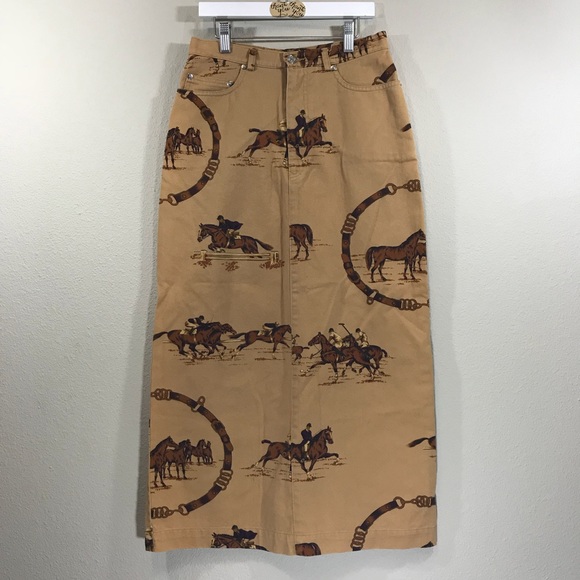 polo jeans with horses all over